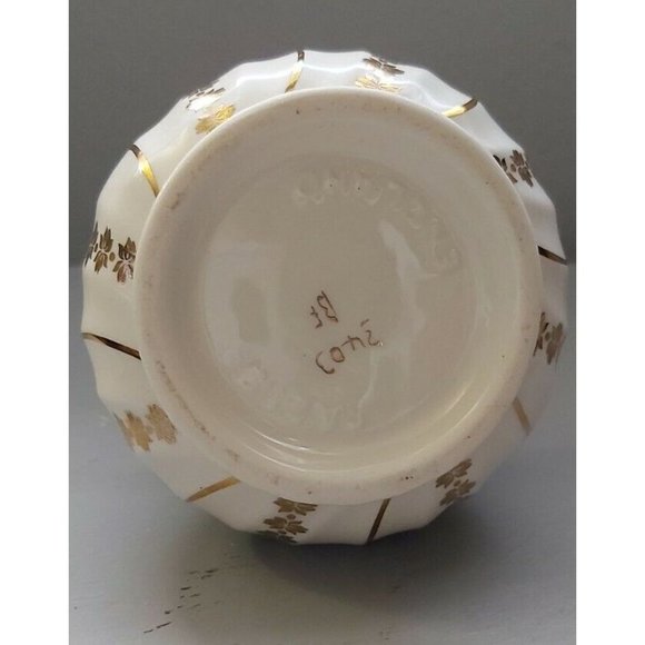 Vintage Sadler England Gold trim Sugar & Cream open sugar bowl, fine bone... - Picture 5 of 10